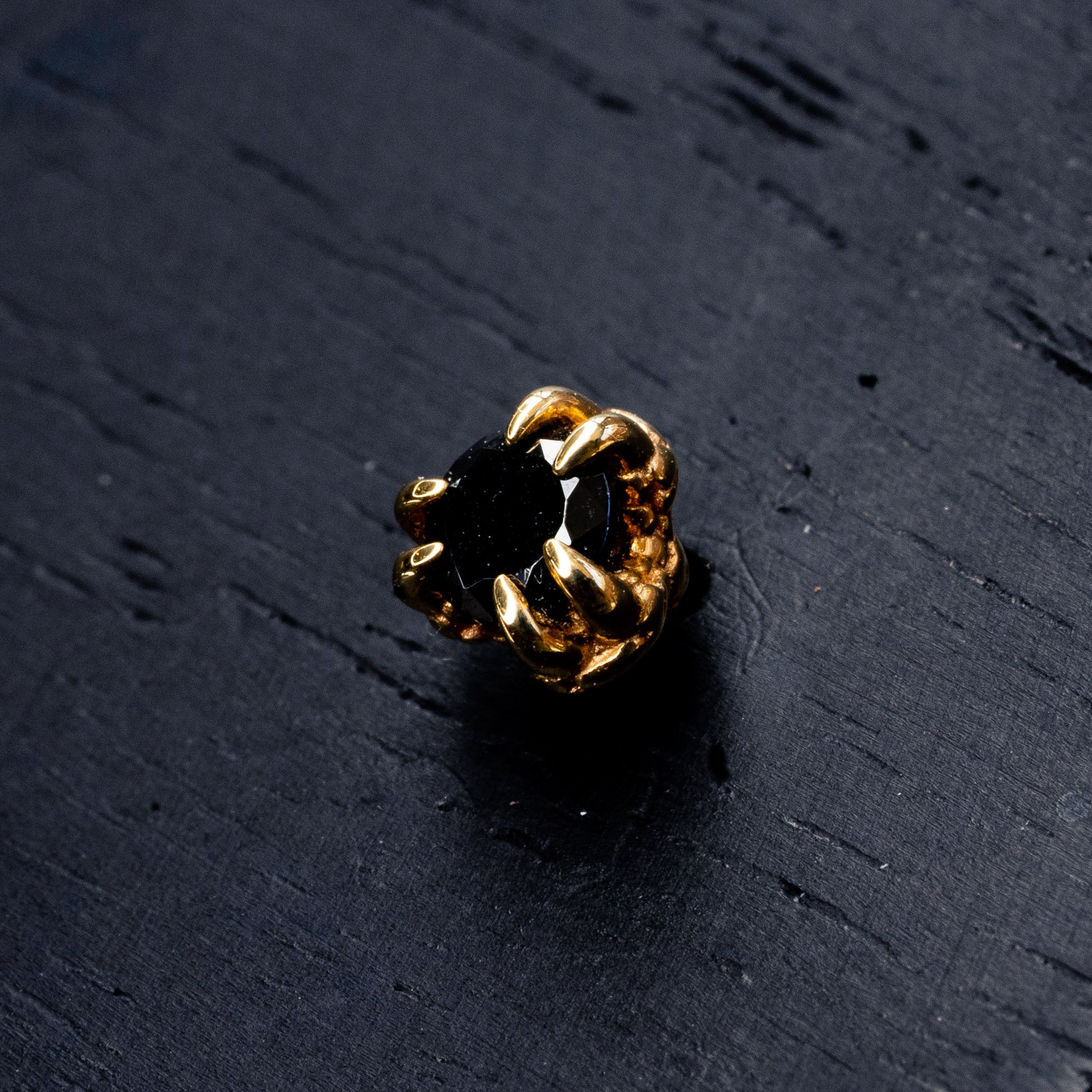 Pigeon Claw Gem - Black Cubic Zirconia